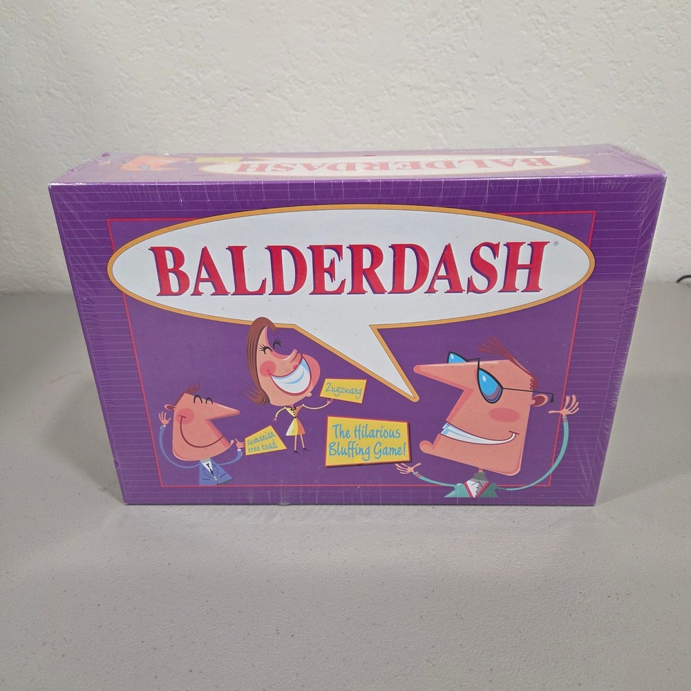 Vintage 1995 Balderdash Board Game Parker Brothers Factory Sealed New NIB